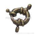 wholesale antique bronze plated brass fancy jewelry clasp